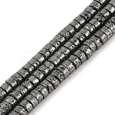 Electroplated Synthetic Non-Magnetic Hematite Beads Strands G-U003-16B-1