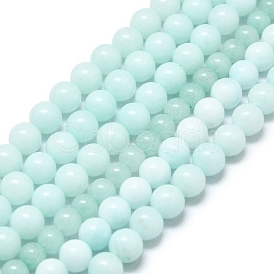 Natural Malaysia Jade Beads Strands G-L645-A01-6mm-31-1