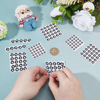 3 Sets 3 Styles Resin Self-adhesive Stickers DIY-FH0009-65-1