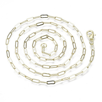 Brass Paperclip Chains MAK-S072-10A-14KC-1