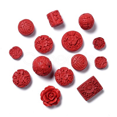 Cinnabar Beads CARL-MSMC001-01-1