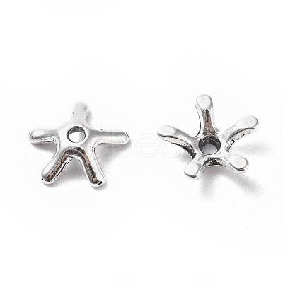 Tibetan Silver Bead Caps AB127-1