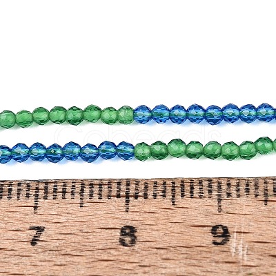 Transparent Glass Beads Strands GLAA-N074-01A-09-1