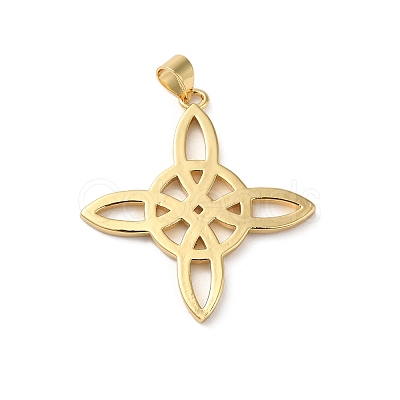 Rack Plating Brass Enamel Pendants KK-O142-18G-02-1