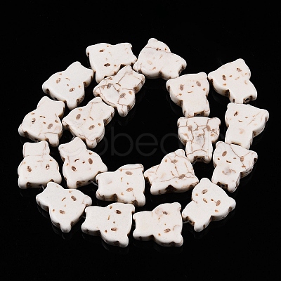 Synthetic Turquoise Beads Strands UNKW-T001-09-1