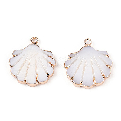 Electroplate Freshwater Shell Pendants SHEL-S274-33A-1