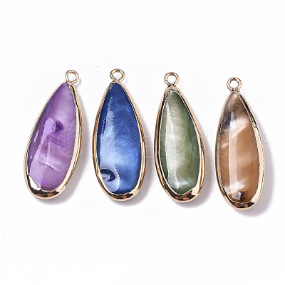 Natural Freshwater Shell Pendants SHEL-R047-03-1