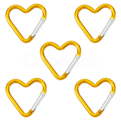 5Pcs Zinc Alloy Spring Gate Rings FIND-TA0009-73F-1