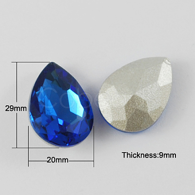 Glass Point Back Rhinestone RGLA-Q004-12-1