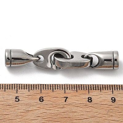 304 Stainless Steel Interlocking Clasps STAS-V008-24P-1