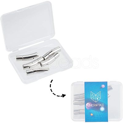 304 Stainless Steel Bayonet Clasps STAS-UN0001-88D-1