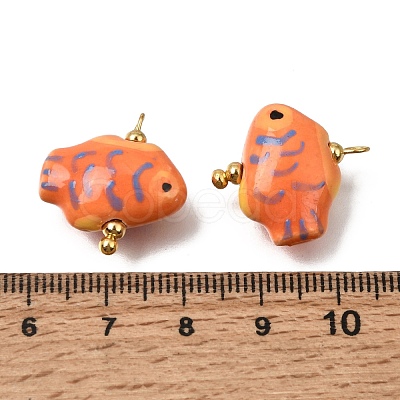 Handmade Porcelain Pendants PR-CBA0027-10G-07-1