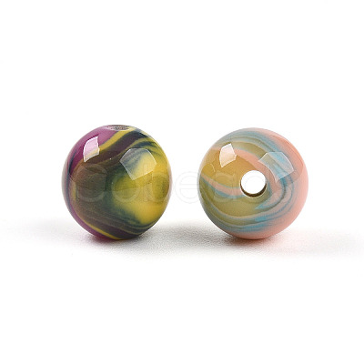 Opaque Resin Beads X1-RESI-N042-10mm-14-1