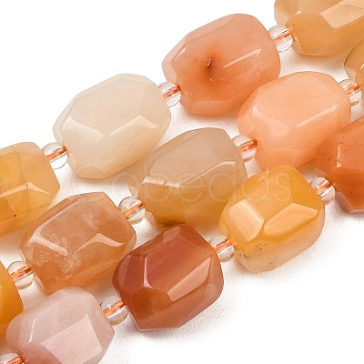 Natural Yellow Aventurine Beads Strands G-Z147-E04-01-1