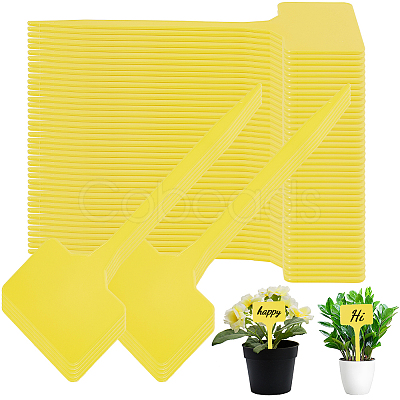 50Pcs Plastic Plant Labels FIND-SP0005-64B-1