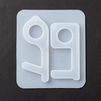 Key Shape DIY Pendant Silicone Molds DIY-F114-14-1