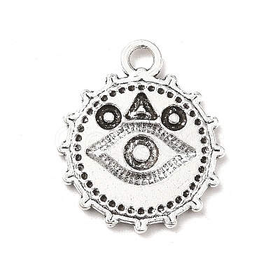 Tibetan Style Alloy Pendant Rhinestone Settings PALLOY-M198-22AS-1