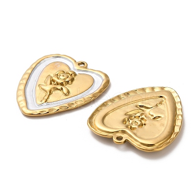 304 Stainless Steel Pendants STAS-C152-33G-01-1