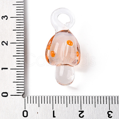 Handmade Lampwork Pendants LAMP-T021-23M-1