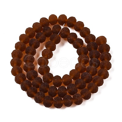 Transparent Glass Beads Strands X-EGLA-A044-T8mm-MD02-1