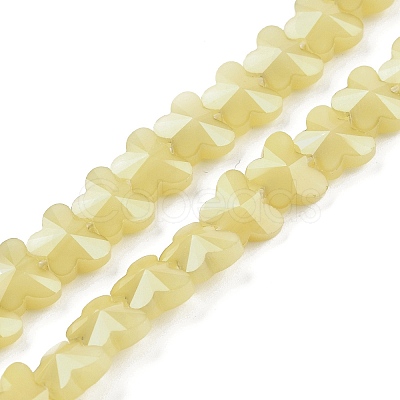 Imitation Jade Glass Beads Strands EGLA-L045-I-A04-1