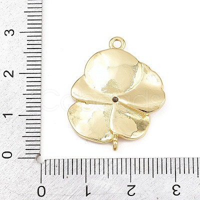Brass Enamel Connector Charms KK-L275-57G-01-1