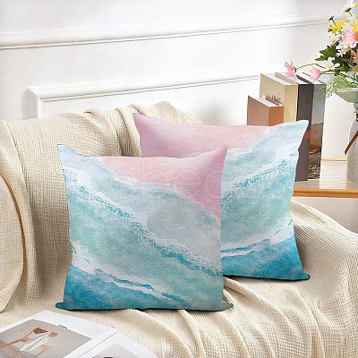 Square Polyester Pillow Case LS-AJEW-WH20080-67A-1