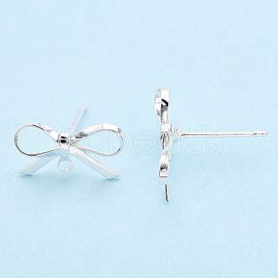 Brass Stud Earring Findings LS-X-KK-S350-013S-1