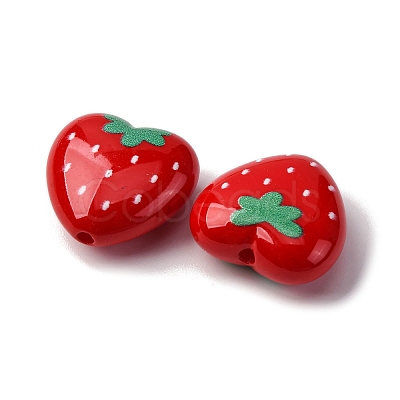 Opaque Acrylic Beads X-MACR-V001-01E-1