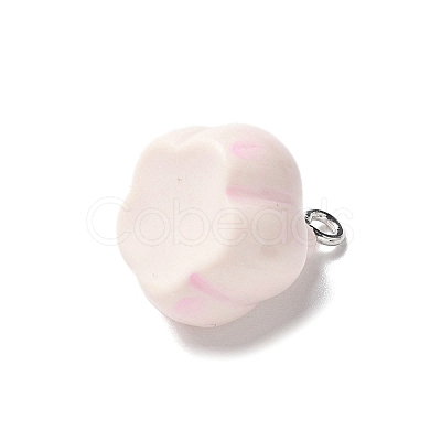 Resin Iron Pendants RESI-D280-08-1