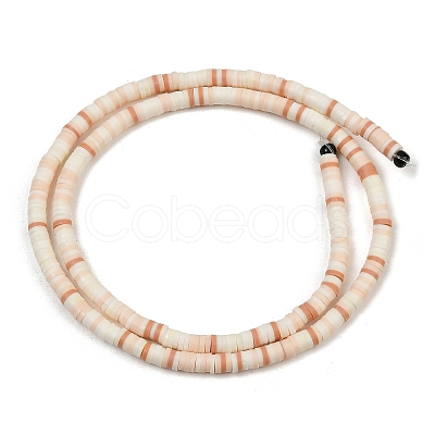 Handmade Polymer Clay Beads Strands PY-CBA18ED-02A-1