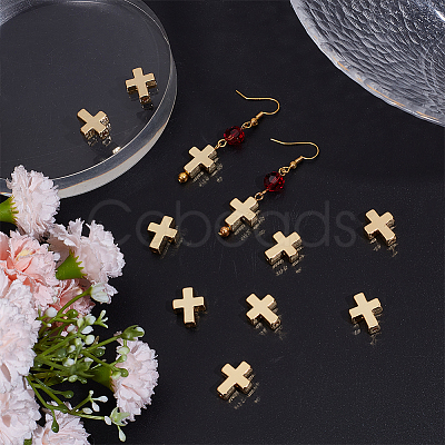 10Pcs Alloy Beads TIBEB-BBC0001-03G-1