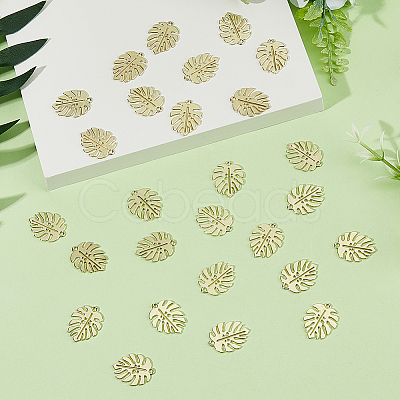 50Pcs Baking Paint Alloy Pendants ENAM-DC0001-78-1
