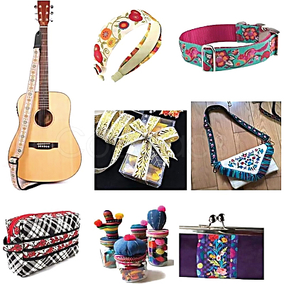 Polyester Ribbons for Sewing Decoration OCOR-WH20007-245A-1