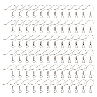 Tarnish Resistant 304 Stainless Steel French Earring Hooks STAS-N0013-15P-1
