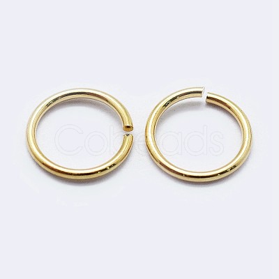925 Sterling Silver Saw Cut Open Jump Rings STER-F036-02G-0.9x8mm-1