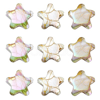 20Pcs Drawbench Style Natural Freshwater Shell Beads BSHE-CJ0001-08-1