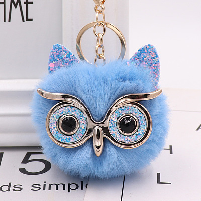 Pom Pom Ball Keychain KEYC-PW0002-033Q-1