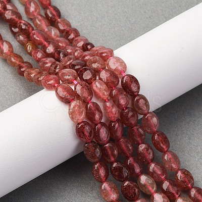 Natural Strawberry Quartz Beads Strands G-Z006-A38-1