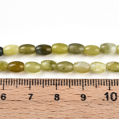 Natural Xiuyan Jade Beads Strands G-N346-02A-11-1