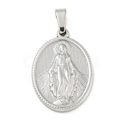 Non-Tarnish 304 Stainless Steel Pendants STAS-B071-02A-07P-1