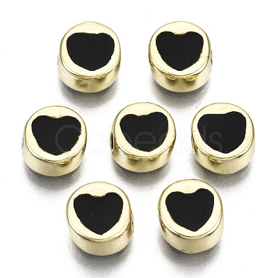 Alloy Enamel Beads X-ENAM-S122-030-RS-1
