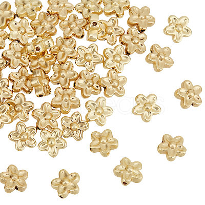 50Pcs Rack Plating Brass Beads KK-BBC0015-76-1