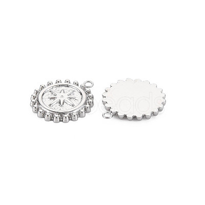 Non-Tarnish 304 Stainless Steel Pendants STAS-N097-180P-1