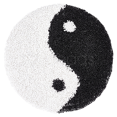 200G 2 Colors 12/0 Glass Round Seed Beads SEED-PH0002-11A-1