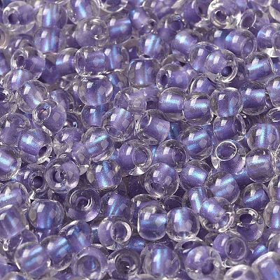 6/0 Transparent Inside Colours Glass Seed Beads SEED-P006-01A-14-1