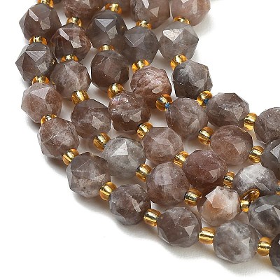 Natural Multi-Moonstone Beads Strands GG-CBA3921-B09-8mm-1