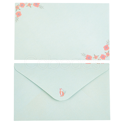 10 Sets 10 Styles Paper Envelopes & Letter Papers Set DIY-BC0002-81-1