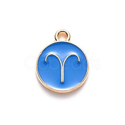 Alloy Enamel Pendants LS-ENAM-S124-01B-02A-1