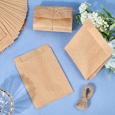 50Pcs Rectangle Paper Baking Bags CARB-SP0001-05B-02-1